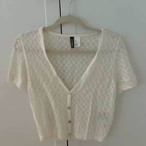 COPY - H&M Pointelle Knit Top